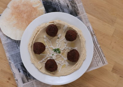 Hummus and Falafel – $11.99